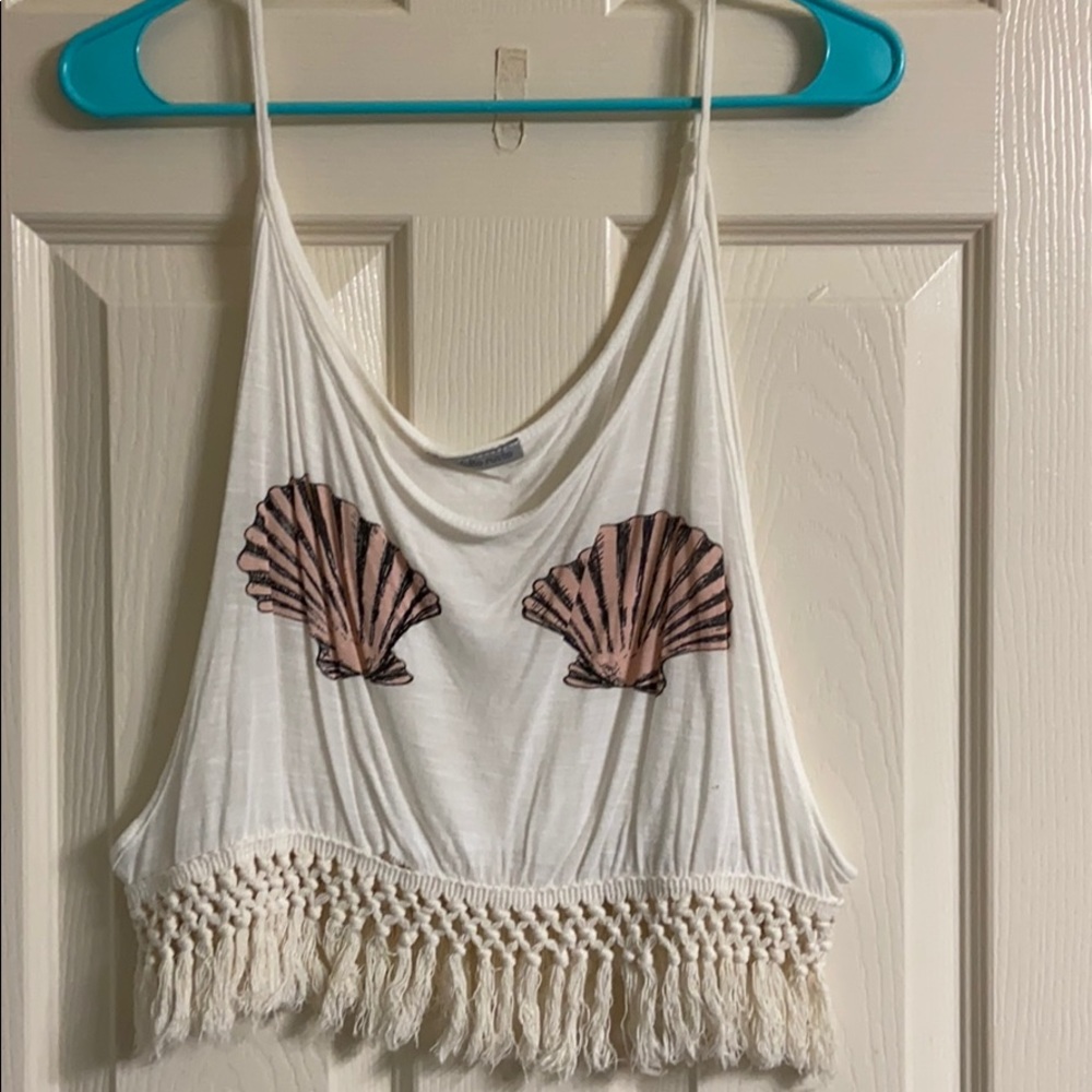 Seashell summer tank top
